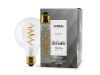TIVOLI Vintage LED pære Rund Ø95 mm Stor fatning E27