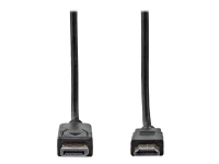 Nedis - High Speed - adapterkabel - DisplayPort hann til HDMI hann - 2 m - svart - rund, 4K-støtte