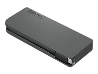 Lenovo Powered USB-C Travel Hub - Dokkingstasjon - USB-C - VGA, HDMI - Hele verden - for Legion 5 15 5 Pro 16 ThinkCentre M70s Gen 3 M90a Gen 2 ThinkPad X1 Carbon Gen 10