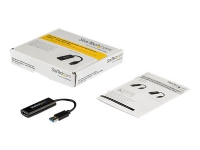 StarTech.com USB 3.0 to HDMI Adapter - Slim Design - 1920x1200 - Adapterkabel - TAA-samsvar - USB-type A hann til HDMI hunn - 19 cm - svart - 1080p-støtte - for P/N: HDDVIMM3, HDMM12, HDMM15, HDMM1MP, HDMM2MP, HDMM3, HDMM3MP, HDMM50A, HDMM6, HDPMM50