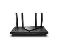 TP-LINK Archer AX55, Wi-Fi 6 (802.11ax), Dobbelbånd (2.4 GHz / 5 GHz), Ethernet/bredbåndsforbindelse, 5G, Sort, Frittstående router