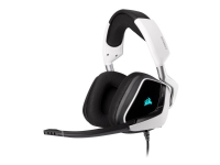 CORSAIR Gaming VOID RGB ELITE - Hodesett - full størrelse - kablet - USB - hvit