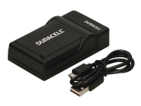 Duracell DRN5923 Replacement Nikon EN-EL12 USB Charger - Batterilader - svart - for Nikon Coolpix A1000, A900, AW120, AW130, P340, S9600, S9900, W300 KeyMission 170, 360