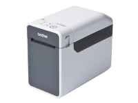 Brother TD-2120N - Etikettskriver - direktetermisk - Rull (6,3 cm) - 203 dpi - inntil 152.4 mm/sek - USB 2.0, LAN, seriell, USB-vert - kutter