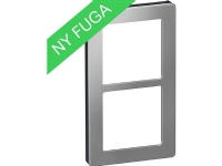 LAURITZ KNUDSEN FUGA PURE designramme stål 2 modul, stål.