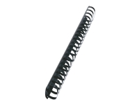 GBC CombBind - 51 mm - 21 ringer - A4 (210 x 297 mm) - 450 ark - svart - 50 stk plastbindekam - for P/N: 2101435, IB271106, IB271717