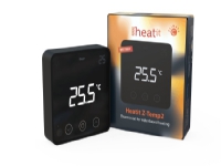 Heatit 4512667, Z-Wave, 868,4 MHz, Svart, IP21, Digitalt, AA