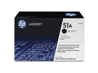 Lasertoner hp 51a q7551a, 6.500 sider, sort