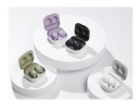 Samsung Galaxy Buds2 - True wireless-hodetelefoner med mikrofon - i øret - Bluetooth - aktiv støydemping - grafitt - for Galaxy A72, A72 5G, S20, S21, S21 5G, S21+ 5G, S22, Watch4, Z Flip3 5G, Z Fold3 5G