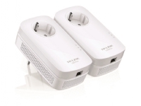 TP-Link TL-PA8010P KIT - Starter Kit - strømlinjeadapter - GigE, HomePlug AV (HPAV), HomePlug AV (HPAV) 2.0 - veggpluggbar