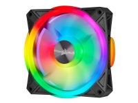 Corsair iCUE QL120 RGB - Kabinet-blæser - 120mm - 1500rpm - PWM - 26 dBA - 41.8 kubikfod/min