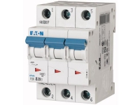 EATON Automatsikring, 3 Polet, 20A, C-Karakteristik, 6 kA, 400 V, bredde 3 moduler