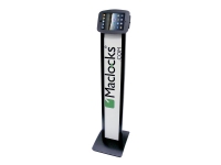Compulocks Space BrandMe iPad Mini Floor Stand Black - Innhegning - for nettbrett (Tyverisikker) - aluminium - svart - for Apple iPad mini (1. generasjon) iPad mini 2 (2. generasjon) 3 (3. generasjon) 4