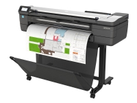 HP DesignJet T830 - 36 multifunksjonsskriver - farge - ink-jet - 914 x 2770 mm (original) - Rull (91,4 cm x 45,7 m), 914 x 1897 mm (medie) - opp til 0.42 min/side (trykking) - 1 rull - Gigabit LAN, Wi-Fi(n)