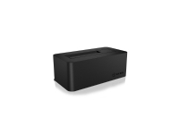 RaidSonic ICY BOX IB-112StU3-B - Diskkontroller - 2,5 / 3,5 delt - SATA 3Gb/s - USB 3.0 - svart