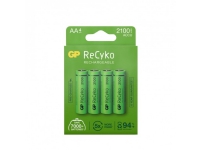 GP Batteries ReCyko, Oppladbart batteri, AA, Nikkelmetallhydrid (NiMH), 1,2 V, 4 stykker, 2000 mAh