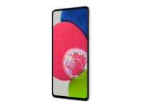 Samsung Galaxy A52s 5G - 5G smarttelefon - dobbelt-SIM - RAM 6 GB / 128 GB - microSD slot - OLED-display - 6.5 - 2400 x 1080 piksler - 4x bakkameraer 64 MP, 12 MP, 5 MP, 5 MP - front camera 32 MP - kul hvitt