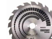 Bosch Circular saw blade Construct Wood 250 x 30mm 20z (2608641774)