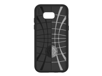 Spigen Liquid Air Armor - Baksidedeksel for mobiltelefon - termoplast-polyuretan (TPU) - svart - for Samsung Galaxy A5 (2017)