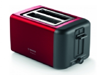 Bosch TAT3P424DE, 2 skiver, Svart, Rød, CE, VDE, 970 W, 220 - 240 V, 50/60 Hz