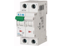 EATON Automatsikring, 2 Polet, 6A, C-Karakteristik, 10 kA, 230 V, bredde 2 moduler