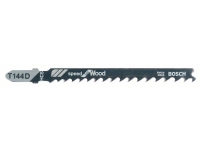 Bosch speed for Wood T 144 D - Stikksagblad - for kartong, kryssfinér, fiberplate, bløtt tre - 5 deler - lengde: 100 mm