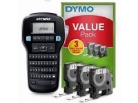 DYMO LabelManager LM160, QWERTY, D1, Trermisk overføring, AAA, Sort