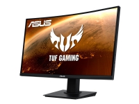 ASUS TUF Gaming VG24VQE - LED-skjerm - kurvet - 23.6 - 1920 x 1080 Full HD (1080p) @ 165 Hz - VA - 250 cd/m² - 3000:1 - 1 ms - 2xHDMI, DisplayPort - svart