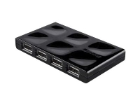 Belkin Hi-Speed USB 2.0 7-Port Mobile Hub - Hub - 7 x USB 2.0 - stasjonær