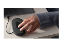 Microsoft Modern USB-C Speaker - Høyttalende håndfri telefon - kablet - USB-C - matt svart - Certified for Microsoft Teams