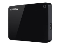 Toshiba Canvio Advance - Harddisk - 2 TB - ekstern (bærbar) - USB 3.0 - blank pianosvart
