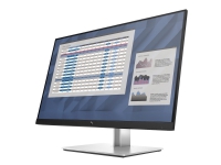 HP E27q G4 - LED-skjerm - 27 - 2560 x 1440 QHD @ 60 Hz - IPS - 250 cd/m² - 1000:1 - 5 ms - HDMI, VGA, DisplayPort - svart