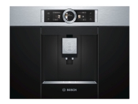 Bosch CTL636ES1 - Automatisk kaffemaskin - innebygd med cappuccinatore - 19 bar - rustfritt stål / svart