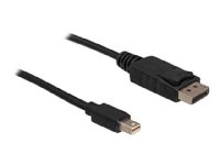 Delock - DisplayPort-kabel - Mini DisplayPort hann til DisplayPort hann - 2 m