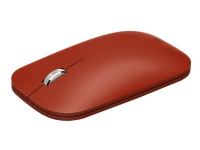 Microsoft Surface Mobile Mouse - Mus - optisk - 3 knapper - trådløs - Bluetooth 4.2 - valmuerød