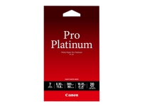 Canon Photo Paper Pro Platinum - 100 x 150 mm - 300 g/m² - 20 ark fotopapir - for PIXMA iP3600, MP240, MP480, MP620, MP980