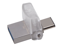 Kingston DataTraveler microDuo 3C - USB-flashstasjon - 64 GB - USB 3.1 / USB-C - for Apple MacBook (Early 2015, Early 2016, Mid 2017) MacBook Air (Late 2018) MacBook Pro (Late 2016, Mid 2017, Mid 2018)
