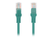 Lanberg - Koblingskabel - RJ-45 (hann) til RJ-45 (hann) - 3 m - UTP - CAT 5e - formstøpt, uten hindringer - grønn, RAL 6024