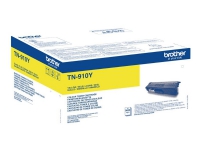 Brother TN910Y - Ultra Jumbo - gul - original - tonerpatron - for Brother HL-L9300, HL-L9310, MFC-L9570