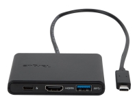 Targus USB-C Multiport Video Adapter - Ekstern videoadapter - USB-C - HDMI - svart