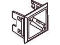 LAURITZ KNUDSEN Montageramme for Actassi® fiber adapter For SC simplex eller LC duplex Farve: sort