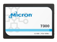 Micron 7300 PRO - SSD - kryptert - 1.92 TB - intern - 2.5 - U.2 PCIe 3.0 x4 (NVMe) - 256-bit AES - Self-Encrypting Drive (SED) - TAA-samsvar