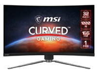 MSI MPG ARTYMIS 323CQRDE - LED-skjerm - kurvet - 31.5 - 2560 x 1440 WQHD @ 165 Hz - VA - 400 cd/m² - 2500:1 - DisplayHDR 400 - 1 ms - 2xHDMI, DisplayPort, USB-C - svart