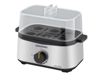 Grundig Delisia EB 8680 - Eggkoker - 400 W - rustfritt stål / svart