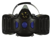 3M Respiratore a semimaschera senza filtro Taglia dim.: M HF-802SD, Halvdekkende, Luftrensende respirator, Konstruksjon, Gas & oil, Industrielt vedlikehold, Svart, Blå, Silikon, 1 stykker
