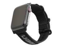 UAG Nato Eco - Klokkestropp for smart armbåndsur - 133 - 191 mm - svart - for Apple Watch (38 mm, 40 mm)