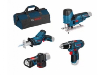Bosch Professional Profi-Set 12V 4-tlg. Maschinen Set