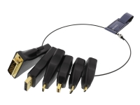 DELTACO Office HDMI adapter ring - - videoadaptersett - svart - 4K-støtte