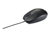 ASUS UT280 - Mus - høyre- og venstrehåndet - optisk - 3 knapper - kablet - svart