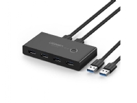 Ugreen - USB-periferdelesvitsj - 4 x SuperSpeed USB 3.0 - stasjonær